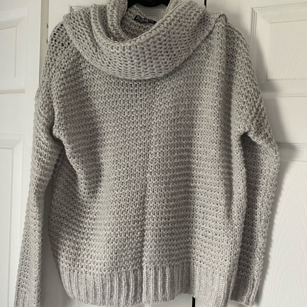 Open knit sweater